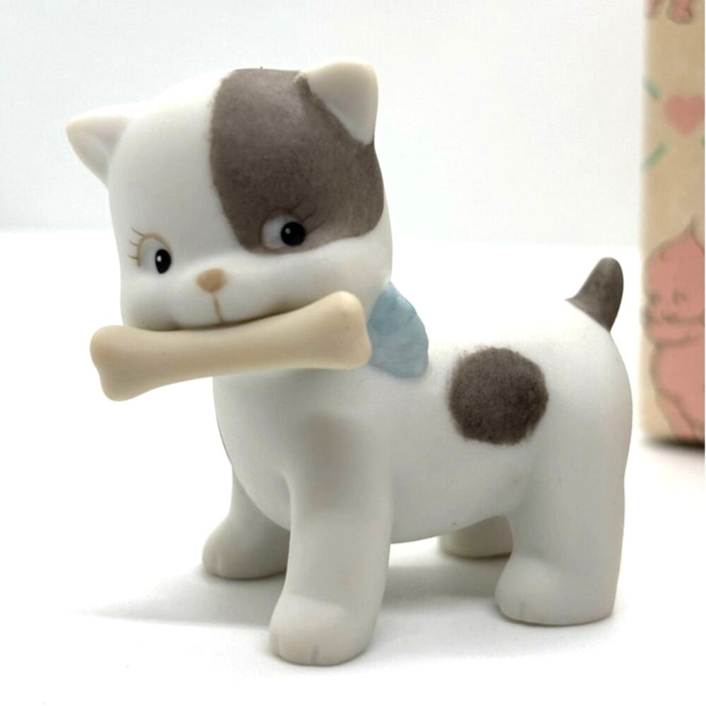 VTG 1994 Enesco/Jesco, Rose O'Neill Porcelain Kewpiedoodle, Dog Figurine w/Box